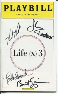   is signed by Helen Hunt, John Turturro, Linda Emond, and Brent Spiner