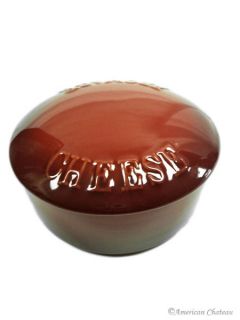 Red Porcelain Soft Brie Cheese Baker Warming Dish Oven to Serving 