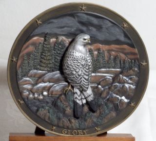 Bradford Exchange Spirit of Glory Eagle Plate 5 1994