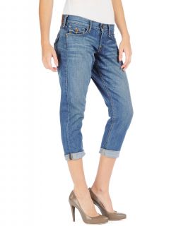   Boyfriend Jeans Lisa Snake Eyes Crop Capri Size 25 $216 Austin