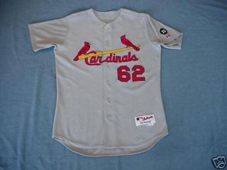 Brian Barden 2007 St Louis Cardinals Game Used Jersey