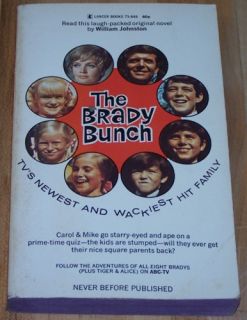 the brady bunch by william johnstone paperback wear along the edges 