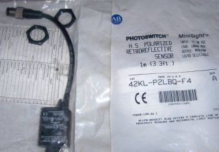 Allen Bradley 42KL P2LBQ F4 Retro Reflective Sensor