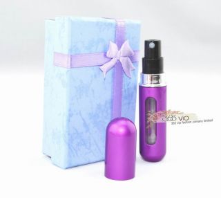  Travalo Refillable MINI perfume atomizer spray Perfume Bottle # Purple