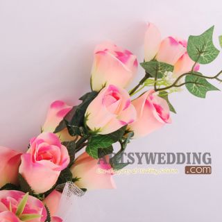   Mash Wrapped Cascade Wedding Bridal Bouquet Wedding Flowers