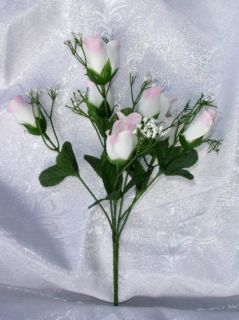   White Mix Silk Wedding Flowers Bouquets Centerpieces DIY Bridal