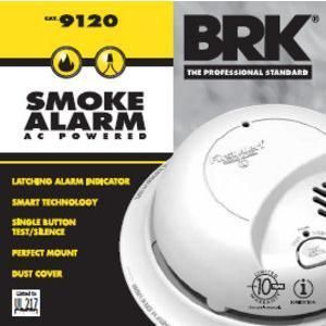 BRK First Alert Smoke Alarm AC Powered Easy Installation & Maintenance 