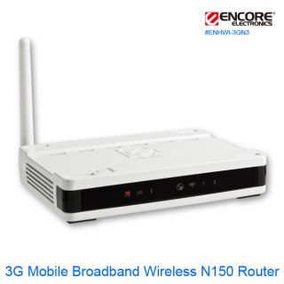 3G Mobile Broadband Wireless N150 Router Repeater New 810731011448 