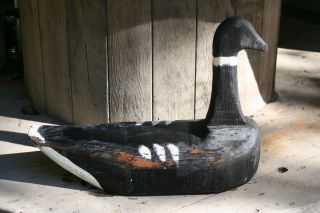   left 50s Hand Carved Old Growth Redwood Working Brant Duck Decoys Pick