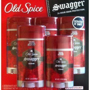  Lot of 5 Old Spice Swagger Deodorant Red Zone