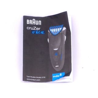 Braun CRUZER6FACE Face Shaver and Trimmer Mens Hair Grooming Wet and 
