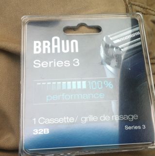 Braun 32B Series 3 Newest Style Replacement Shaver Heads Foil Cutter 