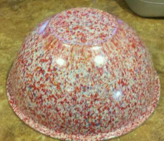 Beautiful Collector Vintage ?Brookpark? Melmac Confetti Splatter Bowl 