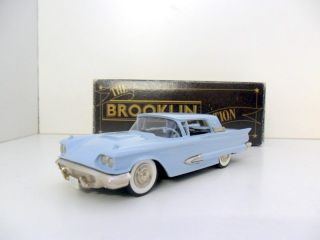 Brooklin 1 43 BRK64 1959 Ford Thunderbird Hardtop Coupe Light Blue 