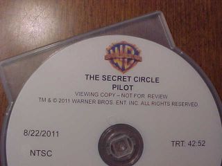 The Secret Circle TV Series Pilot DVD Britt Robertson