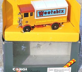 1986 Corgi Weetabix A Breakfast Food AEC 508 5TON Truck