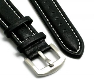 24mm Quality Leather Watch Band for Tag Heuer Breitling