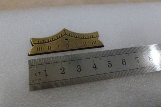 Miniature Small Vienna Regulator Wall Clock Beat Plate Plaque Scale 