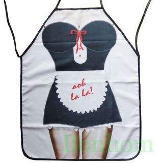   Funny Apron   Novelty Apron   Kitchen Apron   French Maid Fun Cooking
