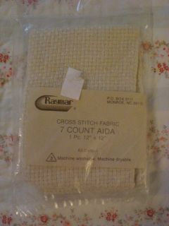 NIP 7 count Aida cross stitch fabric   12 x 12