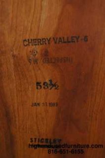 STICKLEY Cherry Valley Windsor Rocking Chair