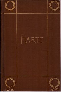 The Poetical Works of Bret Harte 1899 Hardcover with Illustrations 
