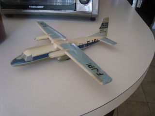   1960s Nord Aviation Super Broussard Promo Prop Airplane Model
