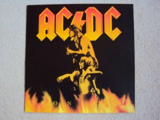 AC DC Brian Angus Malcolm Cliff Signed Autographed Album Flat with COA 