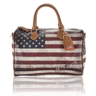 not Woman Large Hobo Bag with Flags Print F321 New Collection Best 