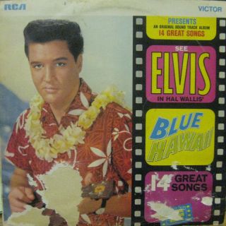 Elvis Presley Vinyl LP Blue Hawaii RCA Victor SF 8145 UK VG VG