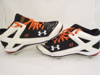 Pablo Sandoval Signed Game Cleats Under Armor Giants PSA DNA ITP 