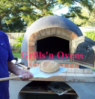   Wood Fired Burning Brick Pizza Bread Oven and BBQ Grill