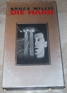 Die Hard Bruce Willis Action VHS Movie Used