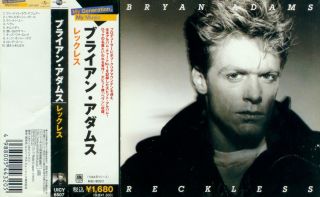 Bryan Adams Reckless Japan CD UICY 6507 OBI 1983 1984 A M RARE