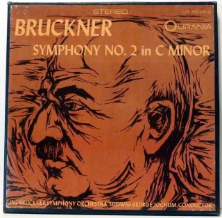 Jochum Conducts Linz Bruckner Symphony No 2 in C Minor Urania 2 lp BOX 