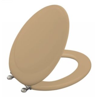 Revival Toilet Seat with Brushed Nickel Hinges