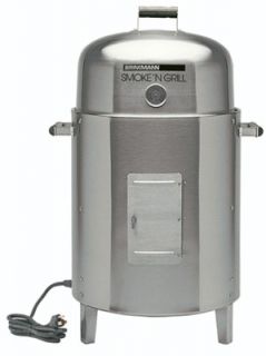 brinkmann stainless steel electric smoker grill