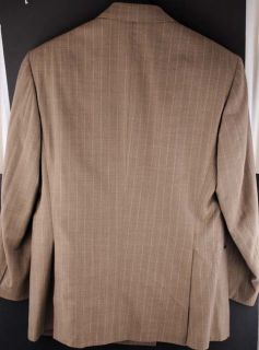 BRIONI for BERNINI Mens Double Breasted Suit 40 100% WOOL Italy