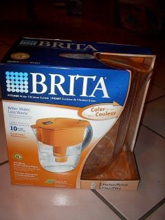 BRITA PITCHER WATER FILTRATION 10 CUP 1 FILTER PK REMINDS WHEN TO 
