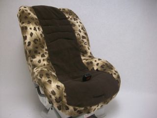 Britax Marathon Car Seat Cover Padded Cheetah Fleece