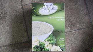 Box Ideal Protein Broccoli Cheese Soup Mix 7 Packets 18g Protein per 