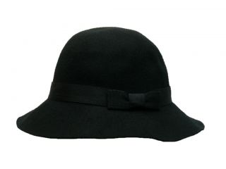 brand new girls bucket hat cap color black size 51cm fits head 