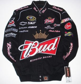 SIZE 3XL NASCAR Kevin Harvick Bud BUDWEISER Cotton Jacket XXXL