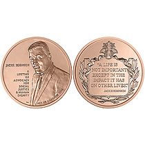 Jackie Robinson Bronze Medal US Mint Baseball MLB 42 Dodgers