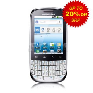 Brand New SIM Free Unlocked Motorola MOTO XT316 Mobile Phone   White