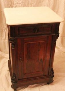 Outstanding 1860s Signed Thomas Brooks Rosewood Rococo Half Commode 