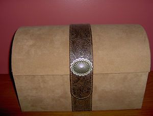Lori Greiner Southwestern Style Trunk Jewelry Box