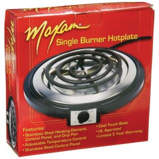   Electric Single Burner Hot Plate Buffet Range Cook Top Stove Drip Pan