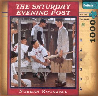 Norman Rockwell Buffalo Games Jigsaw Puzzle The Rookie