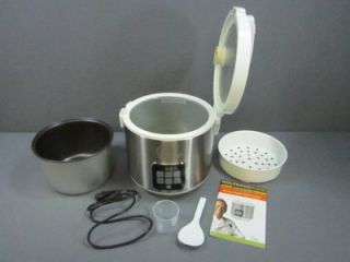   Puck Bistro 10 Cup Digital Multi Cooker Rice Cooker BDRCRD010